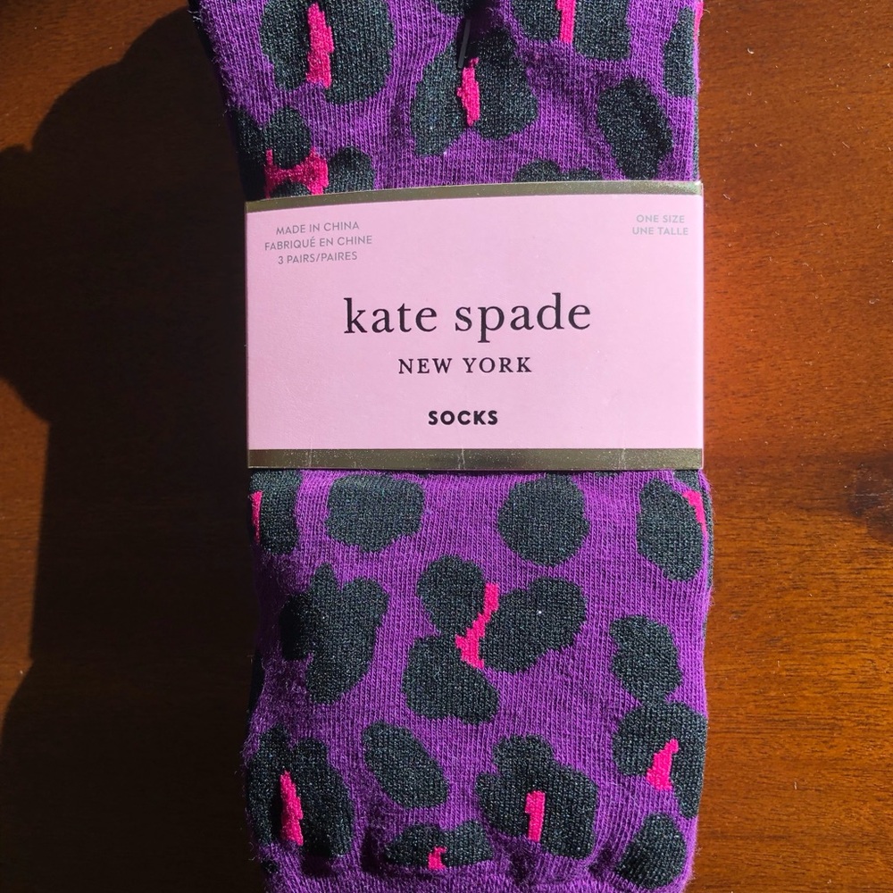 Kate Spade ♠️ 3 pack crew socks